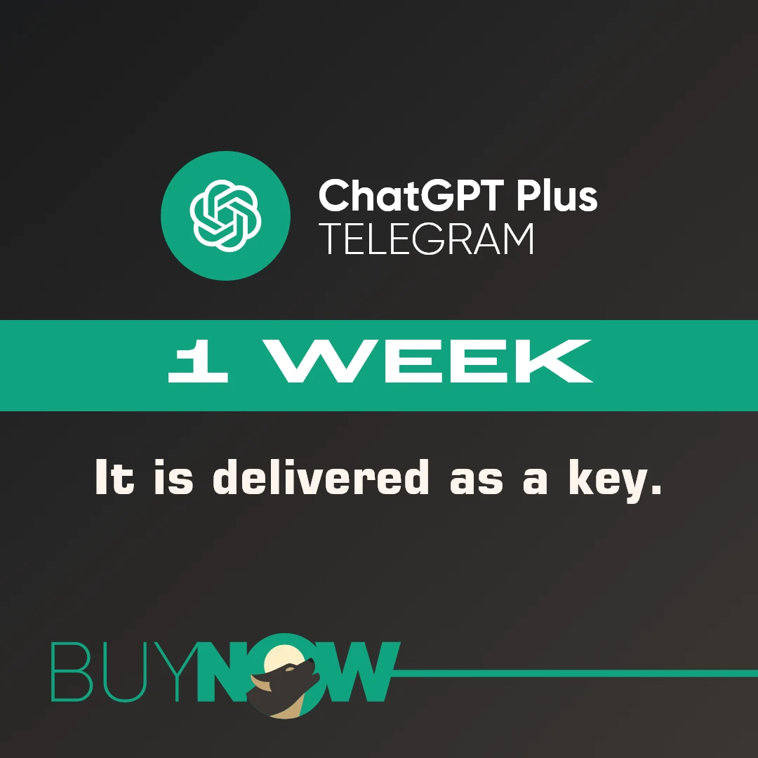 ChatGPT Plus TELEGRAM 1 Week